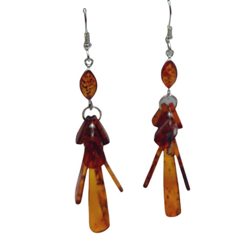 HWG-062 Earrings, Dangle, Spangle $48 at Hunter Wolff Gallery